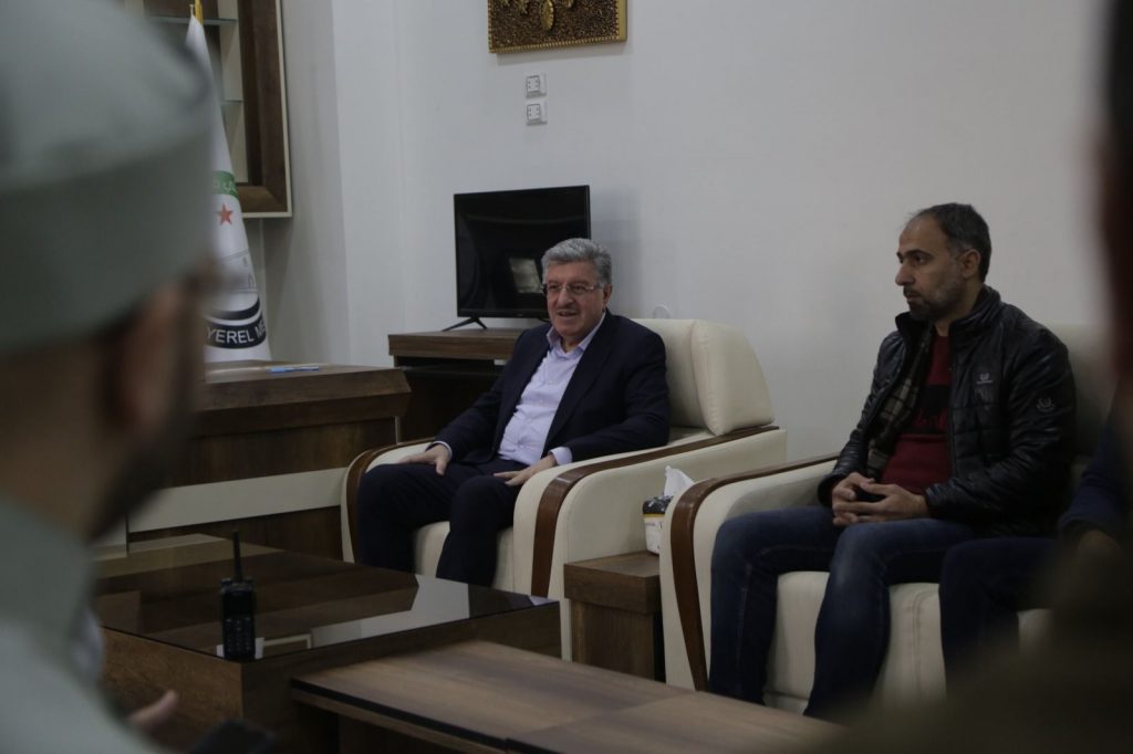 President of SOC Meets with Head of Local Council and Administrative Staff in Bazaa
