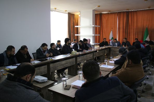 President of Syrian Negotiations Commission Engages with Youth and Students in Aleppo Province
