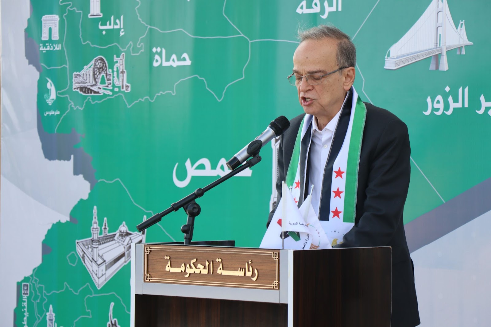 SOC’s President Delivers Speech Marking 13th Anniversary of Syrian Revolution