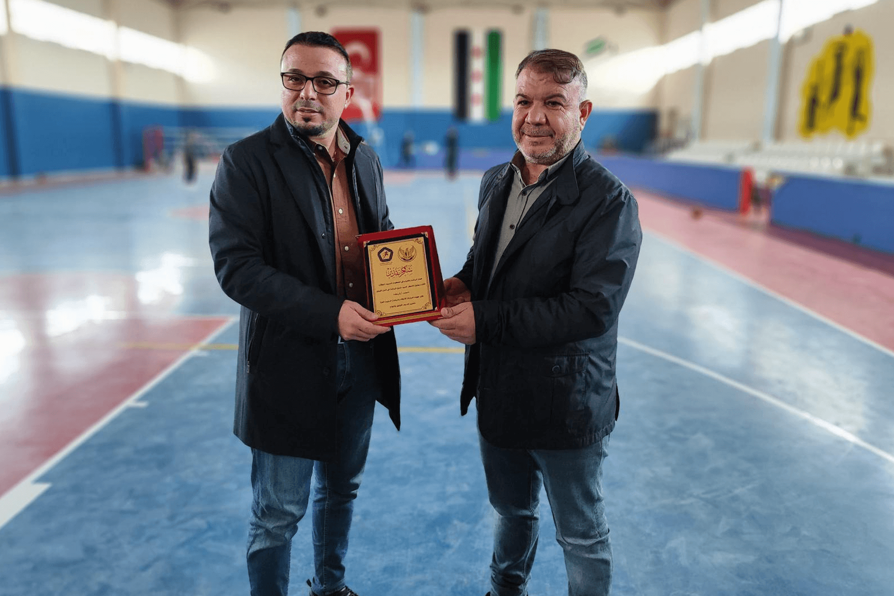 SOC’s Vice-president Barakat Visits Sports Facilities in Afrin for Inspection