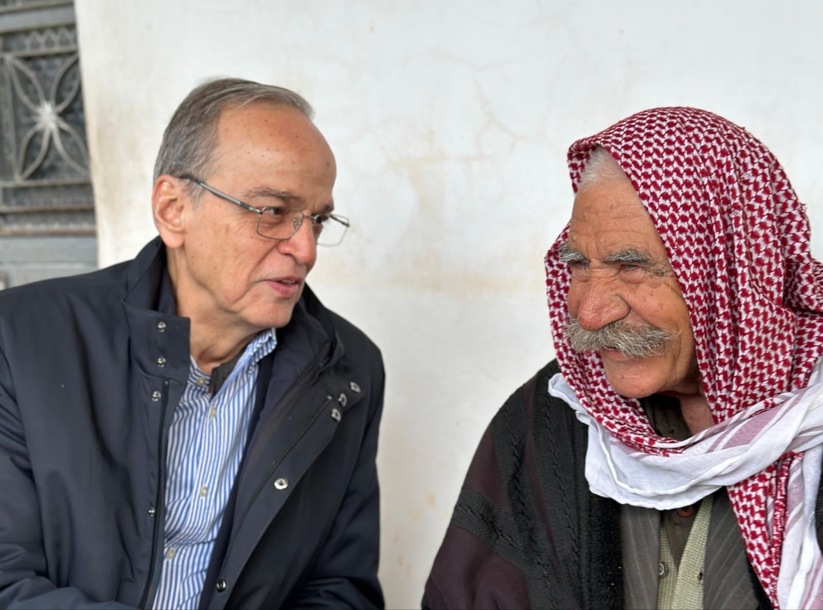 President of the Syrian Opposition Coalition (SOC), Hadi Al-Bahra, engaged with the residents of Burj Abdallo village in the Afrin countryside, attentively listening to their concerns and needs, particularly regarding water provision and management.